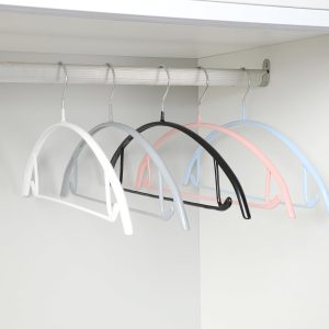 10 Modern Non-Slip Coat Hangers with Hooks for Wardrobe