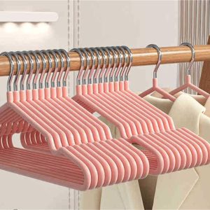 10 Slim Non-Slip Shirt Sweater Hangers with Notches